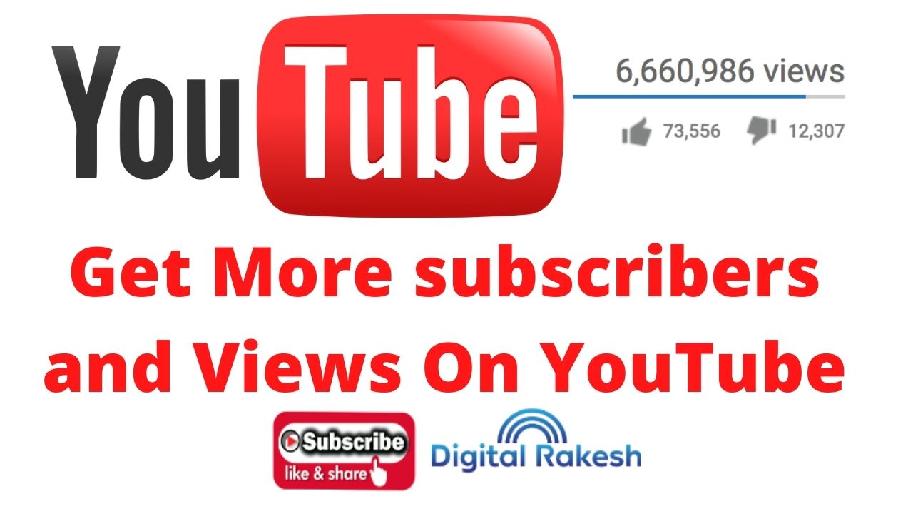 Get More subscribers and Views On YouTube