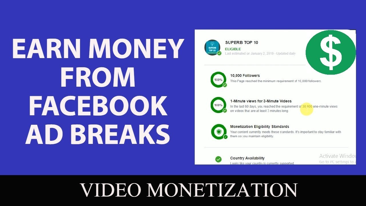 How can you make money from facebook business page