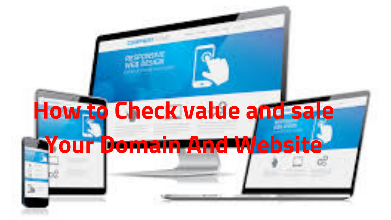 How to Check value and sale Your Domain And Website 2019